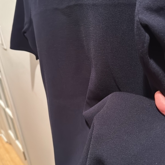 CH Carolina Herrera Navy Short Sleeve Dress Medium - Picture 4 of 5